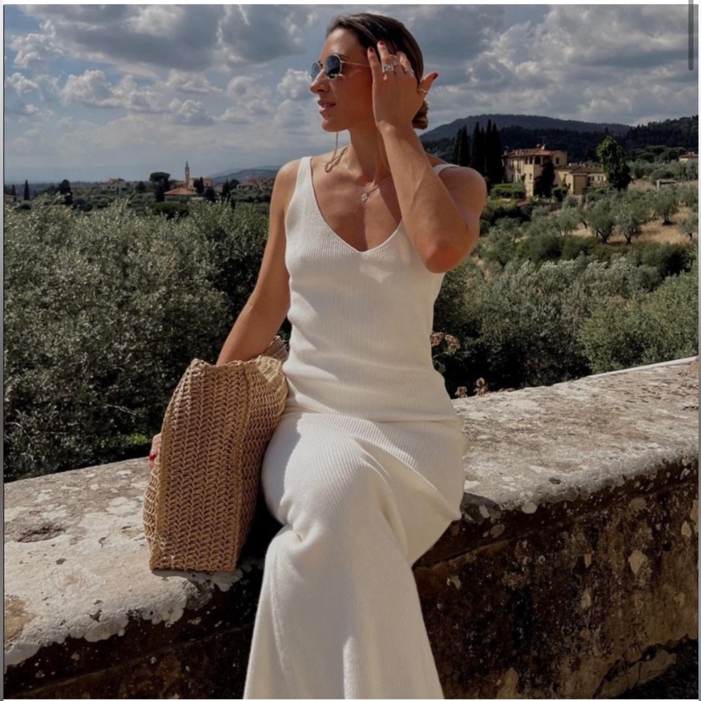 NWT Zara ecru long knit dress - Picture 14 of 14